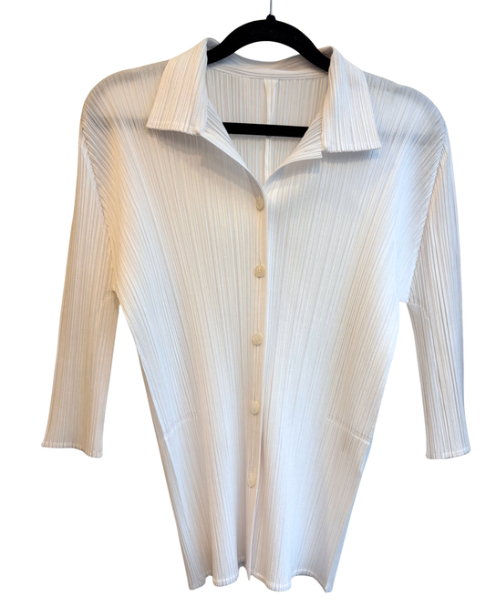 Haut blanc Pleats Please