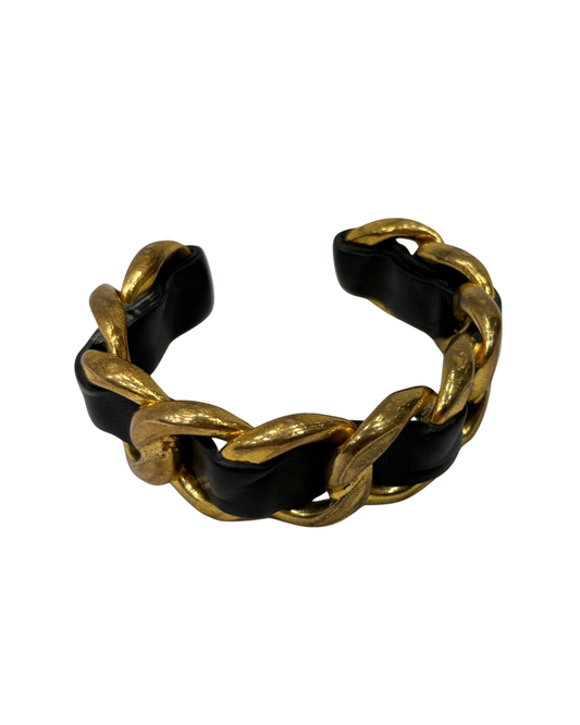 Bracelet en cuir Chanel