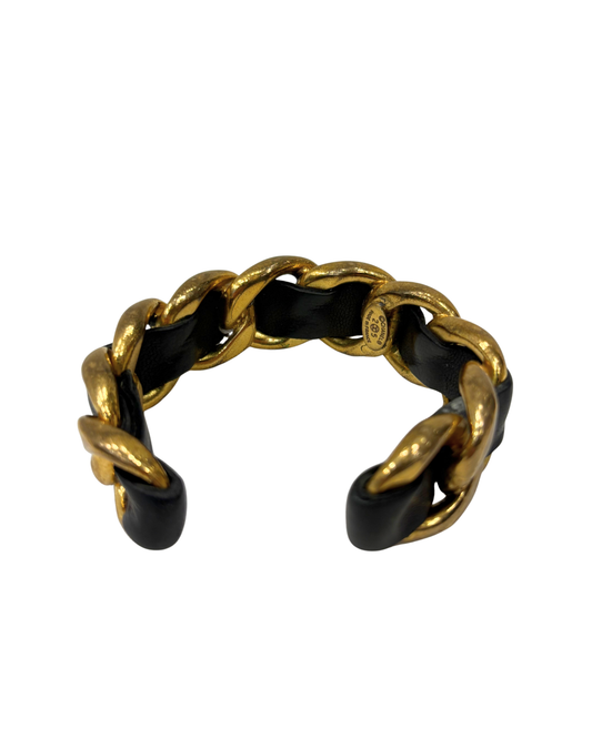 Bracelet en cuir Chanel