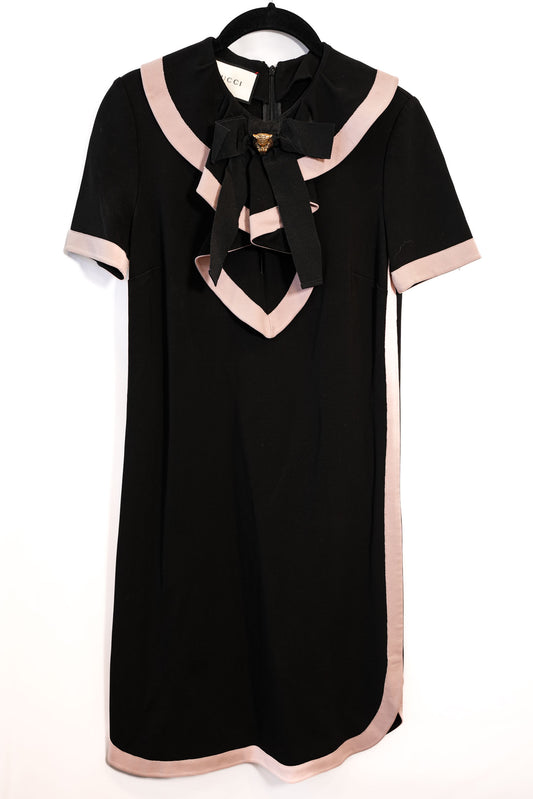 ROBE MI-LONGUE NOIRE GUCCI