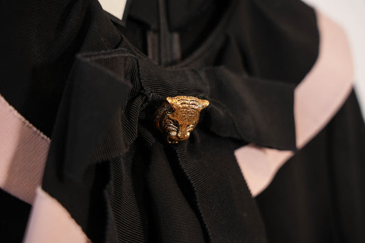 ROBE MI-LONGUE NOIRE GUCCI