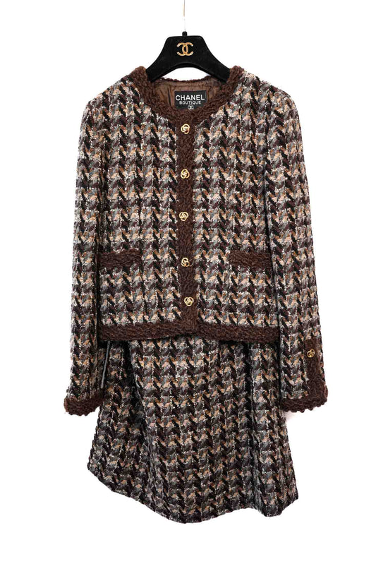 TAILLEUR JUPE CHANEL EN TWEED
