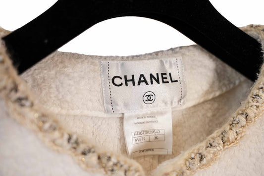 PETITE VEST BLANCHE EN COTON