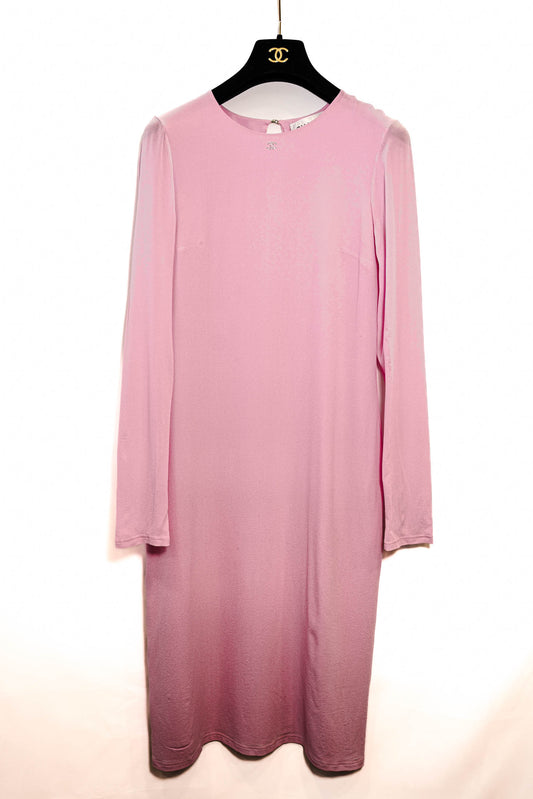 ROBE SOIE ROSE CHANEL