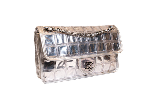 SAC TIMELESS CHANEL ARGENTE