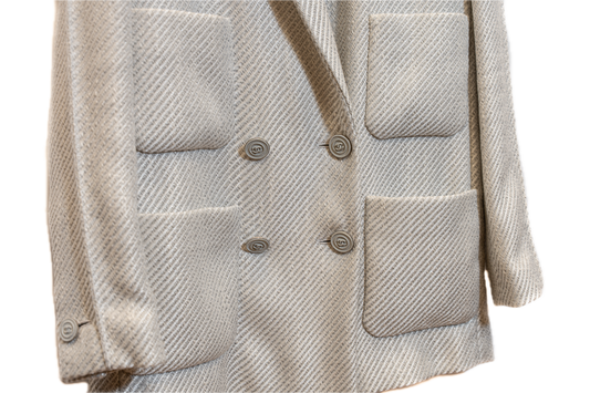 VESTE CHANEL BLANC IRISE